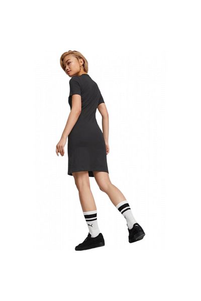 Puma Rochie ESS Slim Tee Puma Neagră