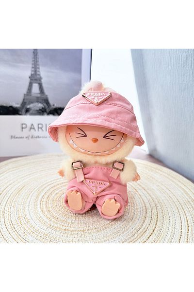 Miniso 6 [Baby clothes only] first- and second-generation labubu cloth vinyl blind box pendant baby clothe.