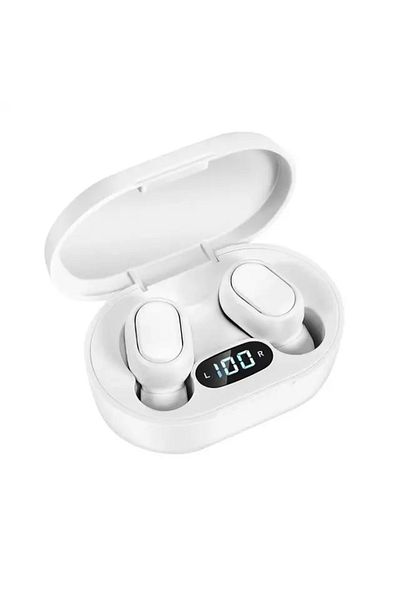 Choice white E7S TWS Wireless Headphones Bluetooth earphone Control Sport Headset Waterproof Microphone Mus