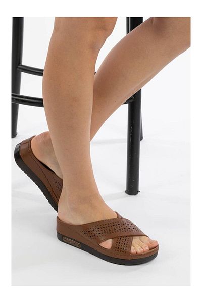 Roy Jones 3025 Taba Comfort Casual Anatomic Daily Comfortable Slippers