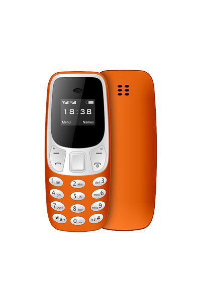 Choice Orange SERVO BM10 Mini Feature Phone Dual SIM Dual Standby Voice Dialing Low Radiation Mp3 Player Wi