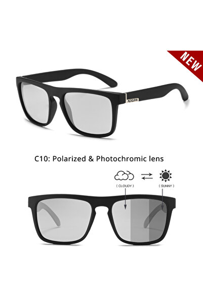 Choice مجموعة مجانية من نظارات شمسية رجالية متناسقة من KDEAM C10، عدسات مستقط...