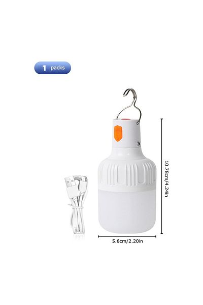 Choice White Outdoor USB Rechargeable LED Lamp Bulbs High Brightness Emergency Light Hook Up Camping Fishin