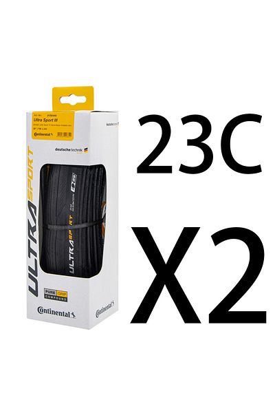 Choice USIII 700x23c 1 Pair Continental Ultra Sport III 700x23/25/28c Black Folding PureGrip 3 Road Bike Ti