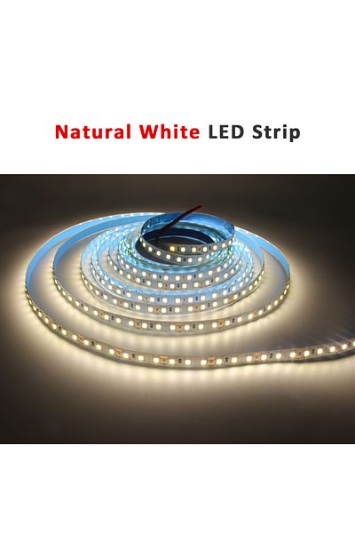 Choice Natural White 5M 12V SMD2835 Strip Lights 120Leds/m 8mm PCB Flexible Ribbon Warm Cool White Ice Blue