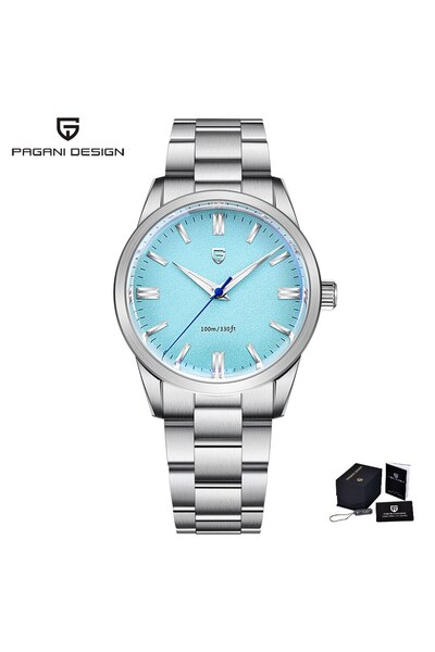 Choice IceBlue PAGANI DESIGN 2024 New 38mm Men's Quartz Watches Stainless Ste...