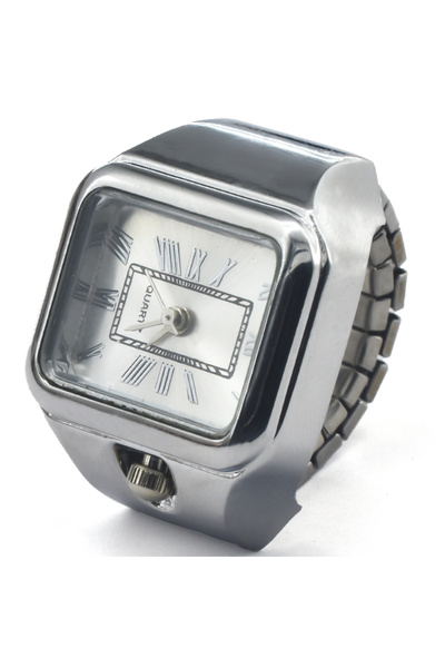 Choice ساعة كوارتز فضية جديدة رائجة البيع إبداعية رومانية حرفية مصنوعة من سبي...