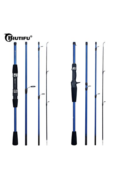 Choice صنارات صيد BIUTIFU بطول 1.8 متر، مصنوعة من الكربون، مكونة من 4/5 أقسام، وزن الصب 5-20