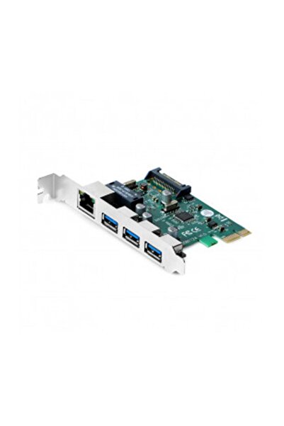 Genel Markalar DK-NT-Peglanu3 3x USB3.0 + Gigabit LAN PCIE X1 Ağ Kartı