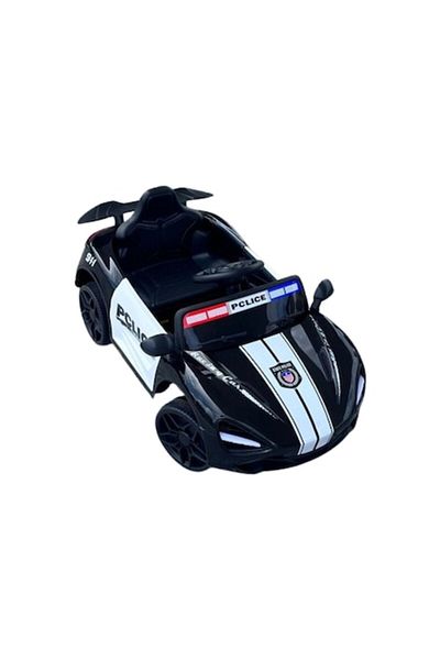OEM Electric Police Car for Children 1-3 Years - Black