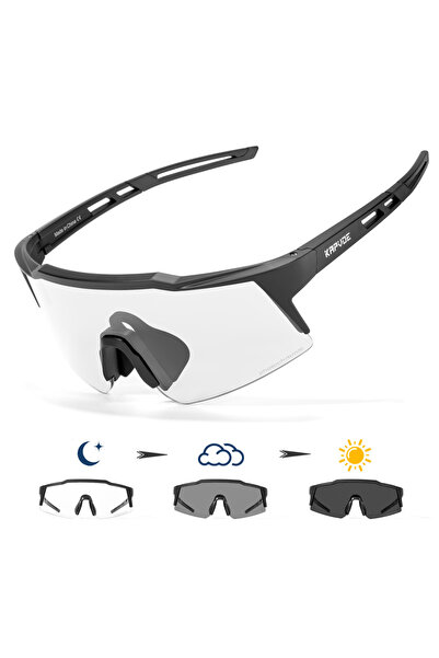 KAPVOE نظارة شمسية للأطفال من كابفوي KE9028-PC-1L-01 لركوب الدراجات الجبلية و...