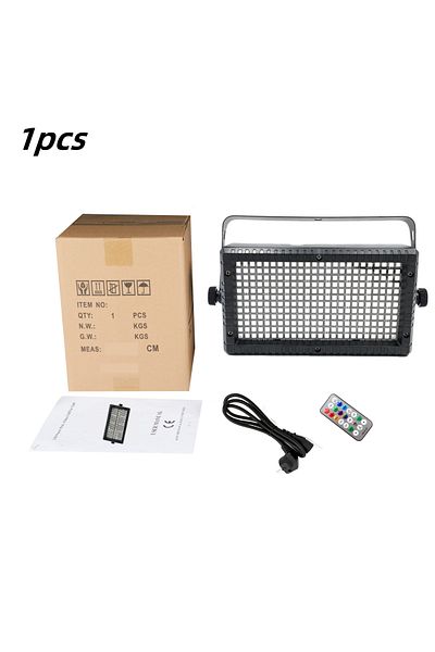 Choice وحدة تحكم لاسلكية WX-60WPS-48PARTITION بمقبس أوروبي مع ستروب LED صغير 60 وات RGB 3 في 1 48 قسم DMX