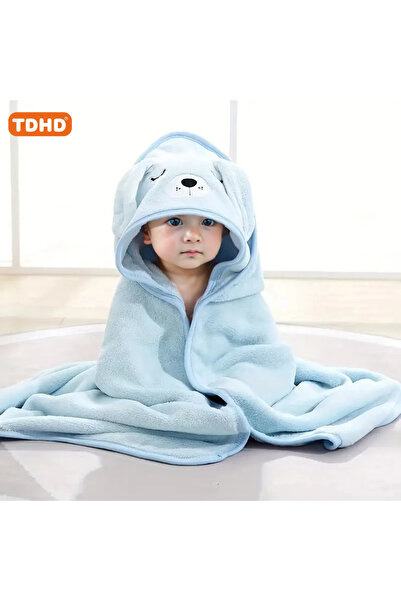 Choice Blue dog TDHD 1 Piece Baby Bath Towel Super Absorbent Polyester Materi...