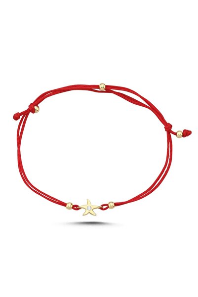 Koçak 14 Ayar Deniz Yıldızı Altın İpli Bileklik