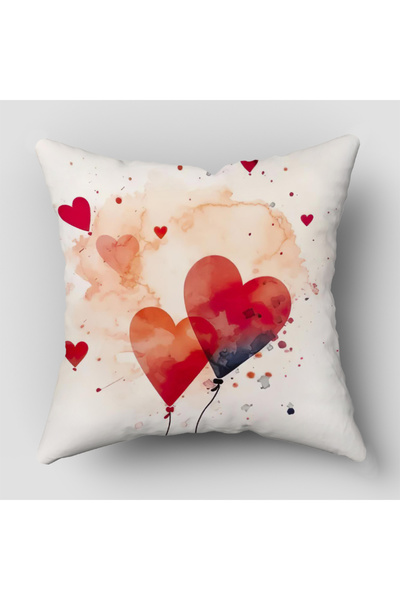 Choice غطاء وسادة على شكل قلب مقاس 450 مم × 450 مم، غطاء وسادة لعيد الحب، غطا...