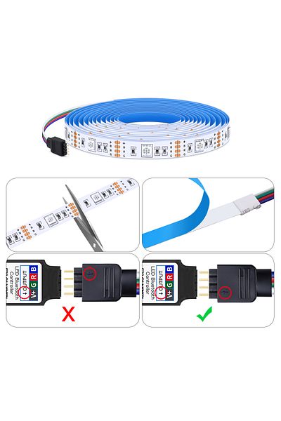 Choice 1M 30LEDs High Brightness 30LED/M RGB USB LED Light 5050 Diode Tape Wireless Bluetooth APP Control L