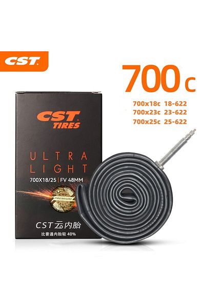Choice Presta Valve 700c 60mm 700X18-25C CST ultralight Inner Tube ,700c Road Bicycle Tire Tube ,700x18-25c