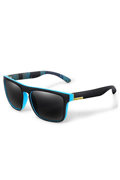 Choice QC11 Retro Style Square Frame Polarized Cycling Sunglasses Men Night V...