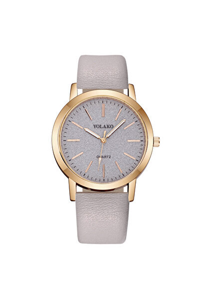 Choice grey New Simple Women Watches Luxury Design Leather Watch Ladies Quartz Wristwatch Womens Small Roun