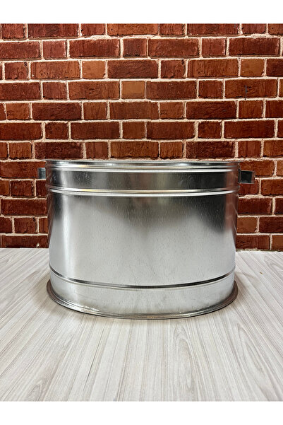 KAÇKAR KUZİNE SOBA ODUN KOVASI BATTAL BOY KROM PASLANMAZ