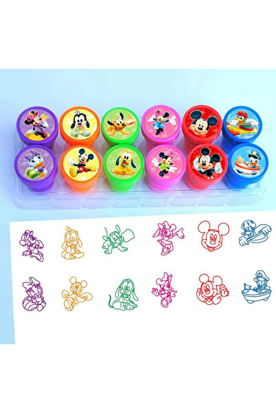 Miniso 12 قطعة من طوابع ميكي ميني للحفلات، حشوات أكياس هدايا الحفلات، أساور، ...