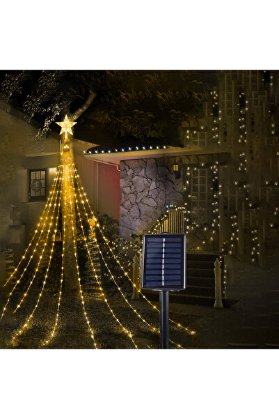 Choice سلسلة أضواء خماسية عيد الميلاد الدافئة باللون الأبيض من 3M مقاومة للما...