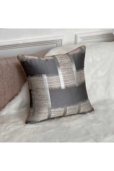 Choice إكسسوارات العطلات الرمادية اللامعة مقاس 450 مم × 450 مم مع زخارف مخططة...