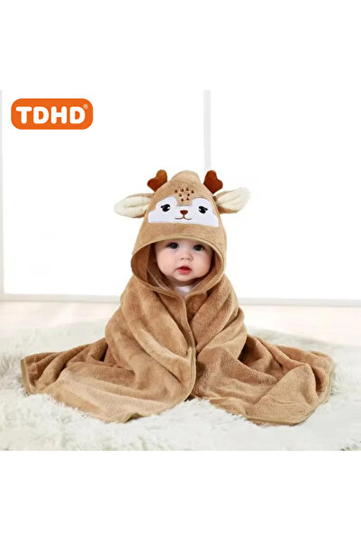 Choice منشفة حمام للأطفال من Moose TDHD، قطعة واحدة، مصنوعة من البوليستر فائق...