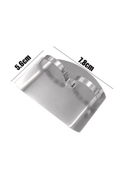Choice B Stainless Steel Finger Guard Finger Hand Cut Hand Protector Vegetable Cutting Hand Protecter Tool.