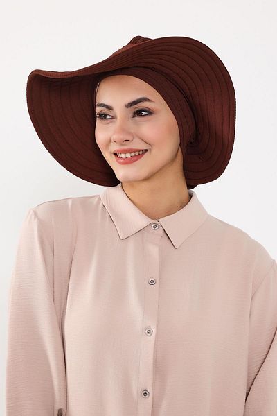 Aisha's Design Aerobin Practical Put-On-And-Off Bow Hat over Turban, Sp-4A, Sp-4A