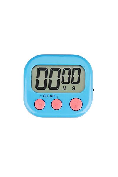 Choice Blue LED Counter Display Alarm Clock Manual Electronic Countdown Sports Magnetic Digital Timer Kitch