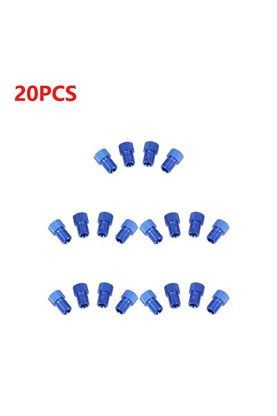 Choice 20PCS Blue 4/5/10/20pcs Presta To Schrader Adaptors Aluminum Alloy Tire Valve Connectors Copper Bike