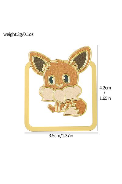 Miniso SQ0365 Pokemon Pikachu Series Metal Books Page Marks Women Men Kids Party Decor Favors Birthday Wedd