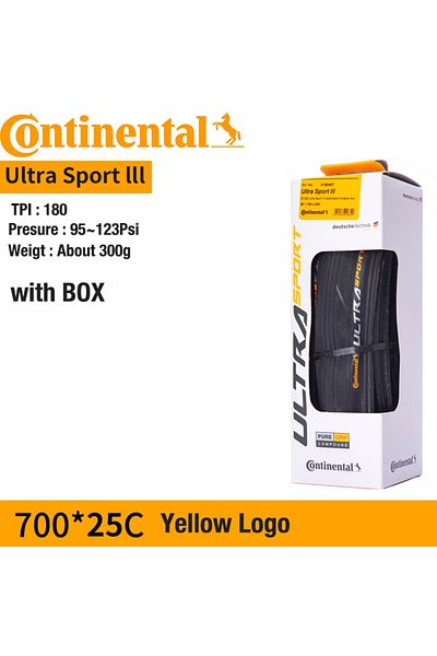 Choice Foldable ULTRA 25 Continental Road Tire ULTRA Sport III & GRAND Sport Race & Extra 700× 23C /25C/28C