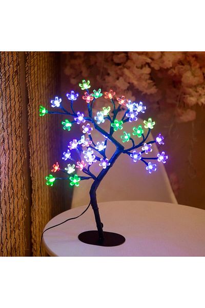 Choice 40L45CM Detachable base SC USB and cell Cherry Blossom Tree Light,17inch 40LED Lighted Tabletop Arti