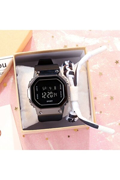 Choice1 black New Boys Girls Digital Luminous Fashion Sport For Watches Couple Gift