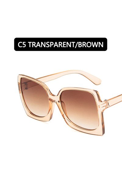 Choice C5 Big Frame Fashion Oversized Sunglasses Women Brand Designer Plastic...