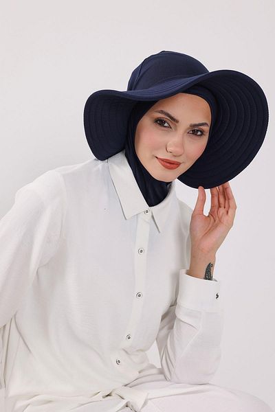 Aisha's Design Combed Cotton Practical Put-On-And-Off Bow Hat over Turban, Sp-4, Sp-4