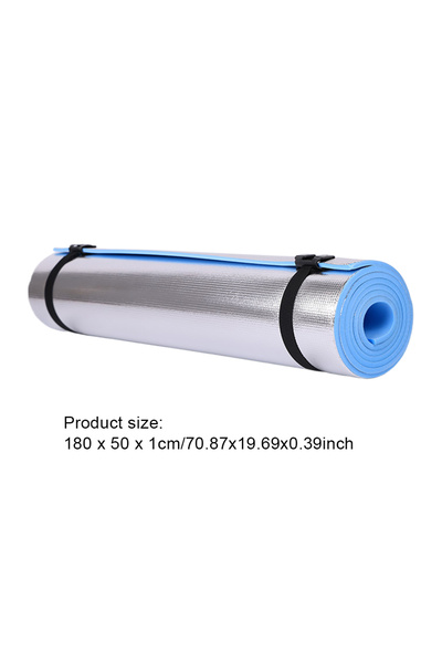 Shunmaii Sky Blue 10mm 6-10mm Thick EVA Yoga Mat Moisture-proof Outdoor Non-Slip Durable Camping Picnic Mat E