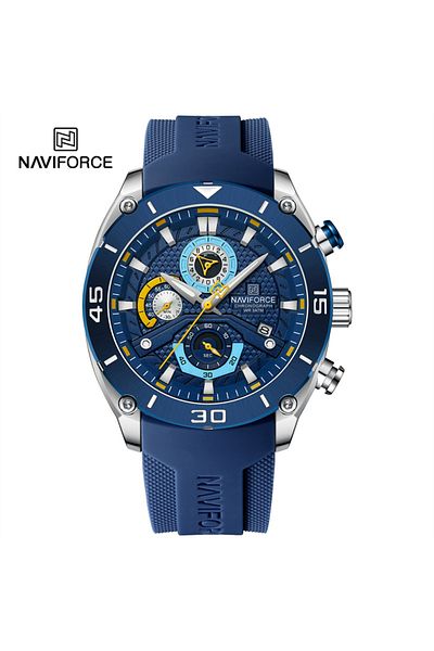 Naviforce SBEBE NAVIFORCE Sport Watch for Men Waterproof Quartz Wristwatch Chronograph Military Clock With Lum