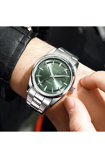 Choice نعم CH1201LV ساعة كرونوس كوارتز فاخرة للرجال مقاومة للماء مع تاريخ مضي...