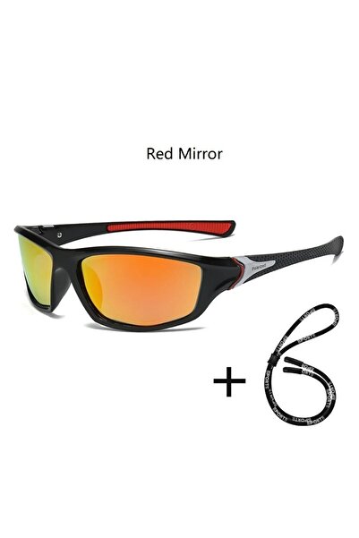 Choice ChainD23 (مرآة حمراء) نظارات شمسية مستقطبة رياضية خارجية للرجال والنسا...