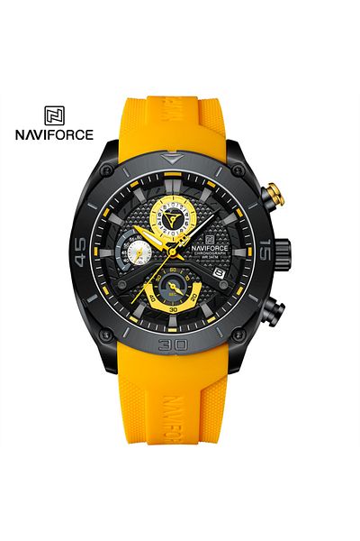 Naviforce BBY NAVIFORCE Sport Watch for Men Waterproof Quartz Wristwatch Chronograph Military Clock With Lumin