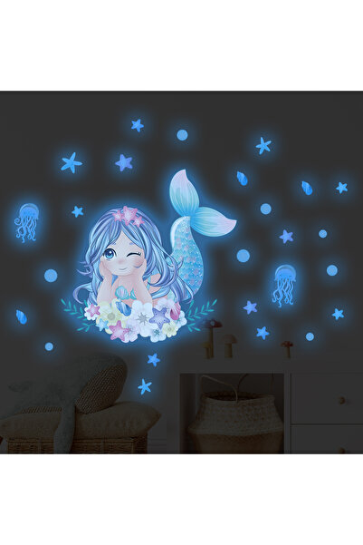 Choice ملصقات حائط متوهجة على شكل قنديل البحر الكرتوني لديكور غرفة الأطفال وخ...