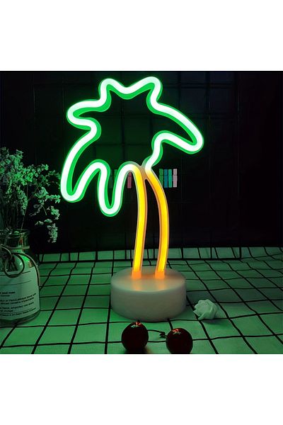 Choice 0-5W Desktop palm Vibrant neon lights, battery/USB power supply, bedroom, birthday, wedding, Christm