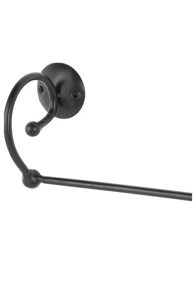 Italbox Towel bar 40cm, Siena, handmade metal, black