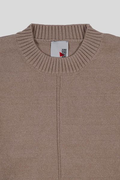 GMG FIRENZE Women's Crew Neck Slit Sweater