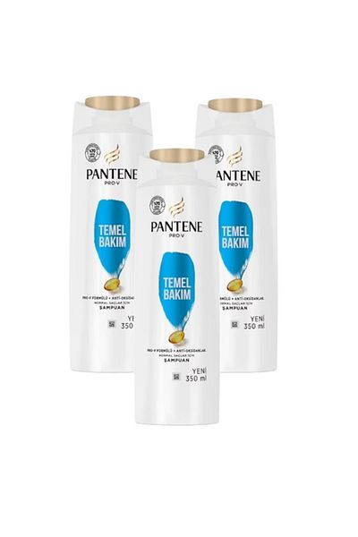 Pantene Basic Care Shampoo 350 ml 3Pcs