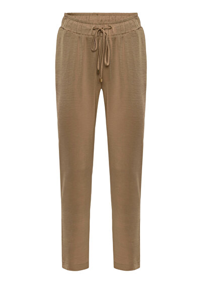 TEREZIE Comfortable Cut Pants with Elastic Waist