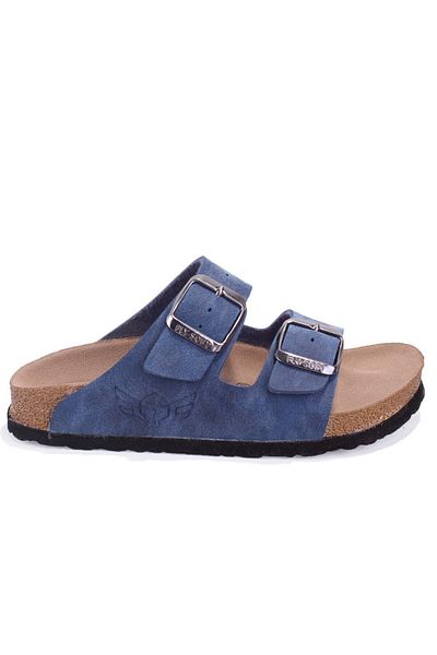 FLY SOFT S901002 Papuci sport ortopedici pentru băiat, albastru bleumarin